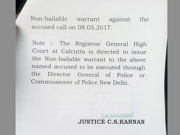 Karnan orders non-bailable warrant