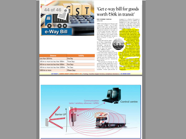 Why is an e-way bill needed under the GST regime