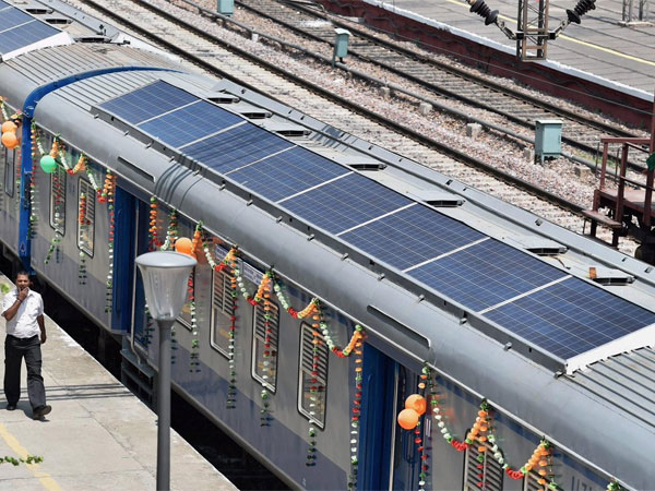 First solar-powered local train 