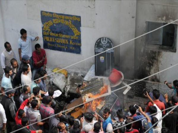 Police station ransacked