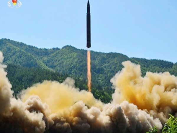 Image taken from video of a news bulletin aired by North Korea's KRT on Tuesday. Photo credit: PTI Image taken from video of a news bulletin aired by North Korea's KRT on Tuesday. Photo credit: PTI