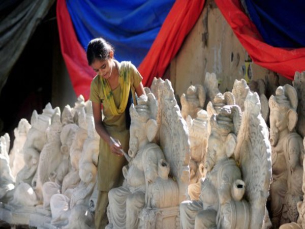 Ganesha idols in Allahabad
