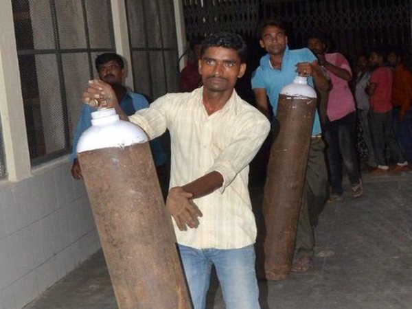 Supply of Oxygen cylinders