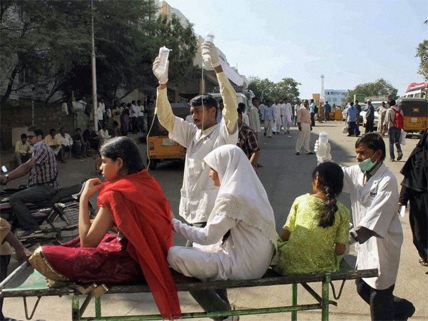 Over 24 hospitalised after chlorine gas leak in Uttarakhand Over 24 hospitalised after chlorine gas leak in Uttarakhand