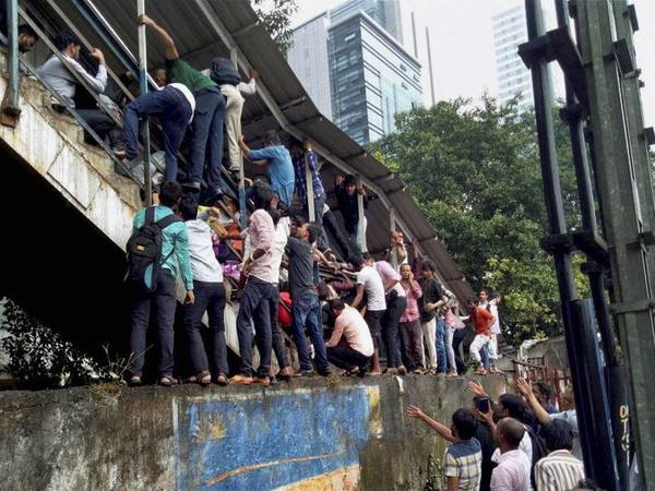Passengers caught in stampede Passengers caught in stampede