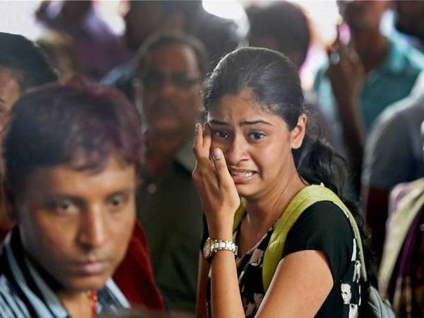 Grieving family members Grieving family members