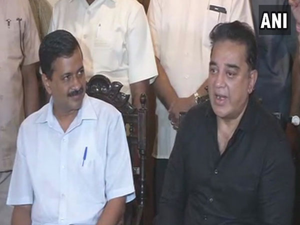 'Fight against corruption brought Kejriwal and me together',says Kamal Haasan 'Fight against corruption brought Kejriwal and me together',says Kamal Haasan