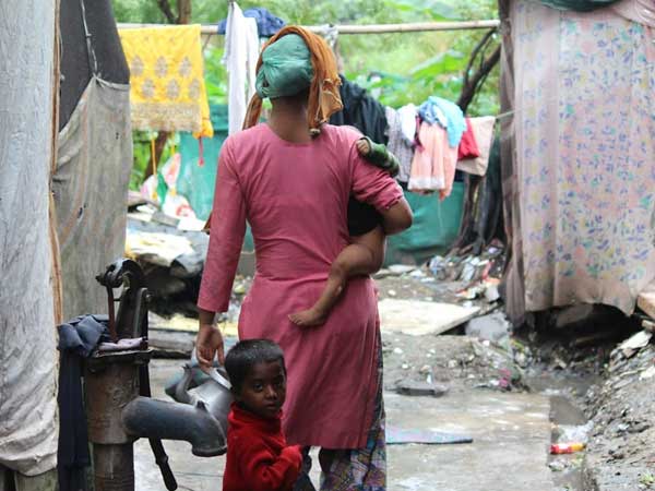 Rohingya women mainly do household chores, while men mostly work as daily wage labourers
