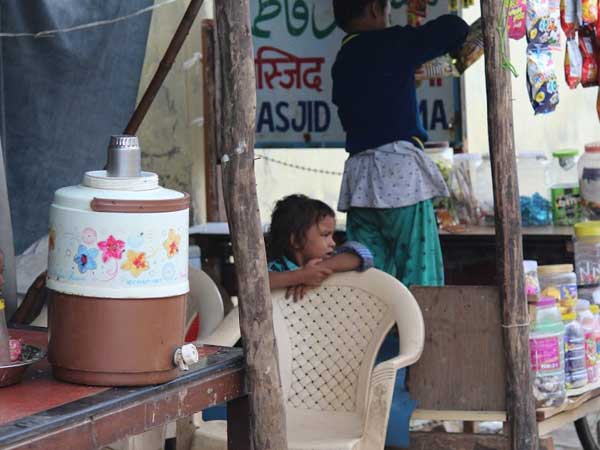The little tea shops and grocery stores from which few families earn a living