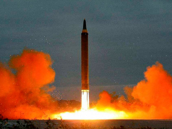 Test launch of a Hwasong-12 intermediate range missile