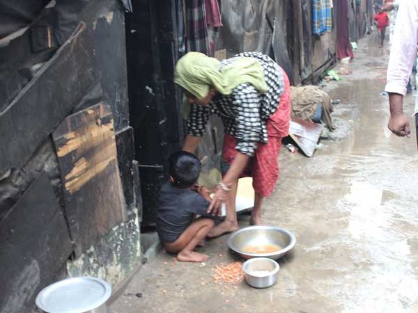 Women shying away from the camera because they said that the media always misinterprets them and only come for 'visuals'