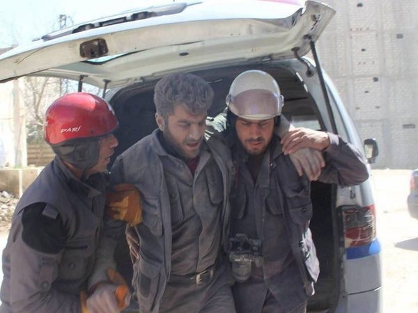 The White Helmets and their leader Raed al Saleh