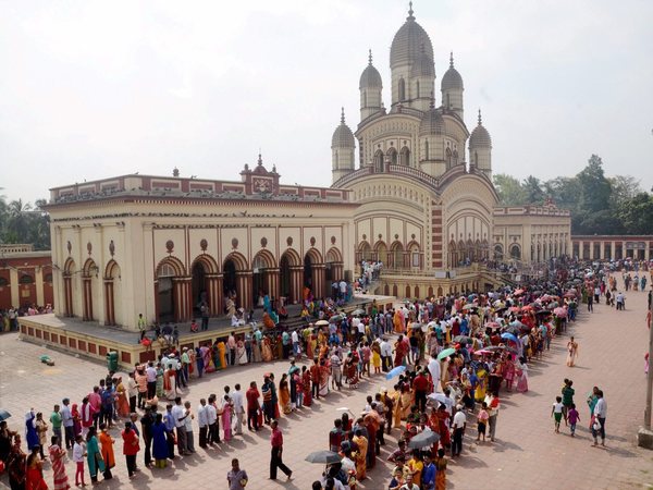 World famous Dakshineswar Kali Temple, at Dakshineswar, Kolkata World famous Dakshineswar Kali Temple, at Dakshineswar, Kolkata