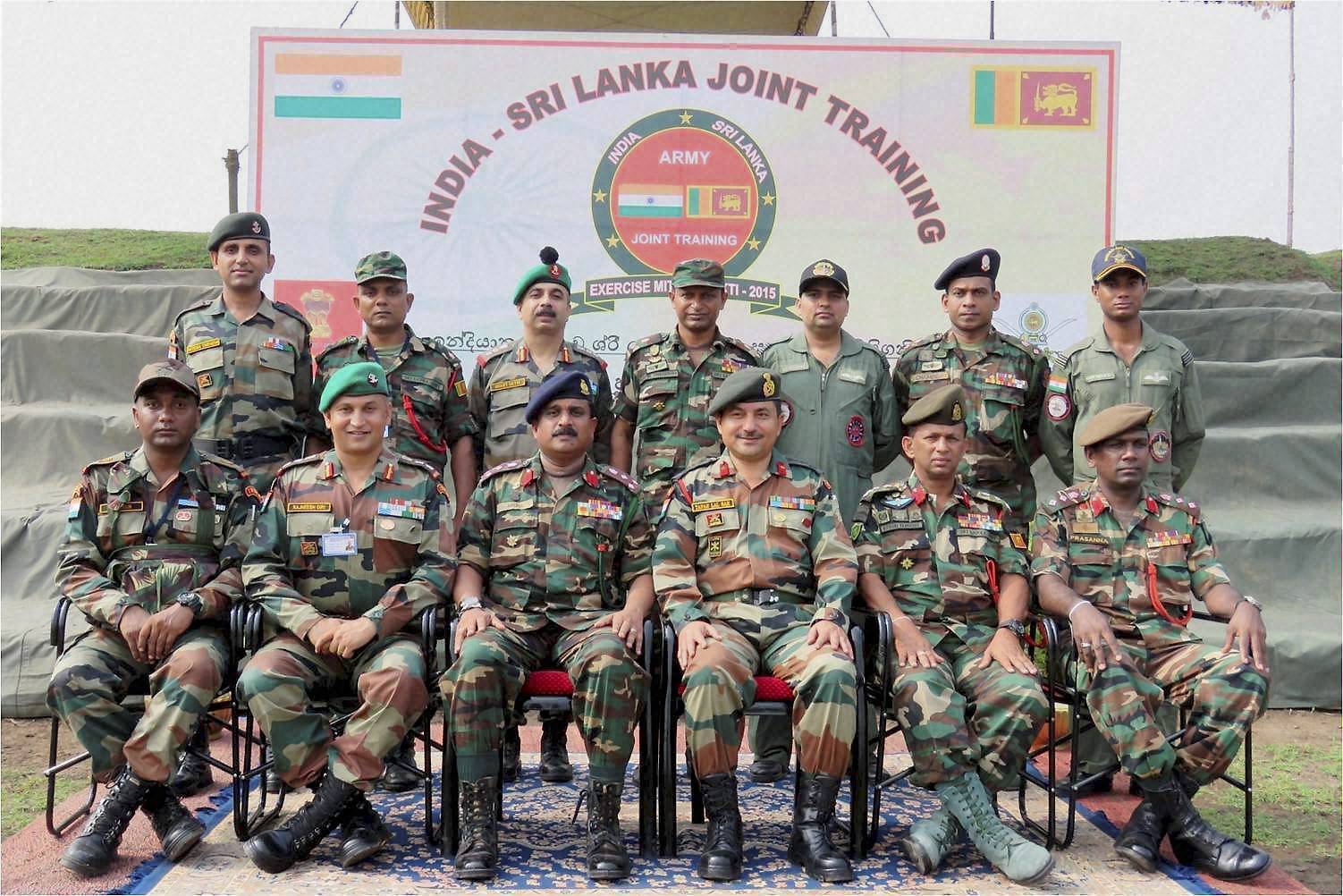 5th India- Sri Lanka joint training exercise