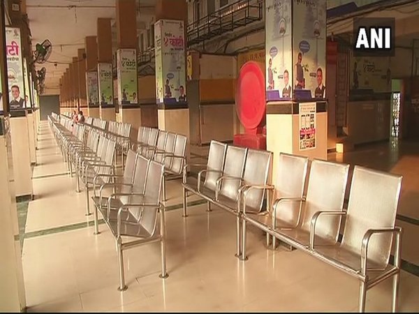 Parel bus stand which is otherwise crowded