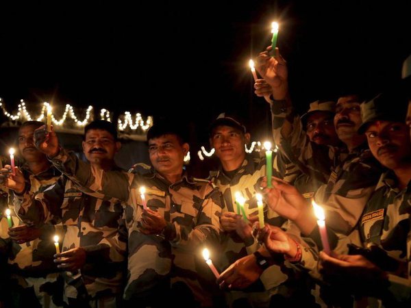 Border security force personnel in Jammu