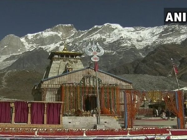View of Kedarnath temple