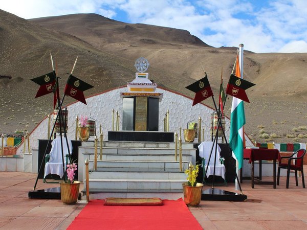 Memorial at Hot Springs in Ladakh