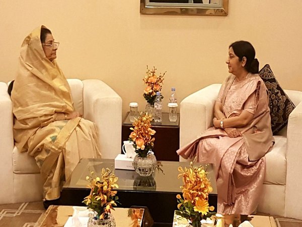 Swaraj met Raushen Ershad