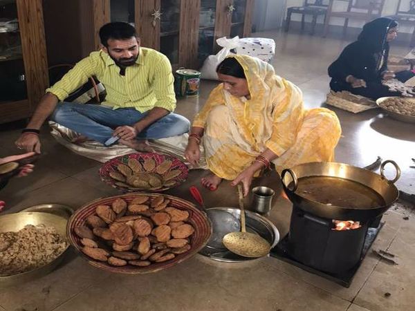Rabri preparing Chhath delicacy Thekua