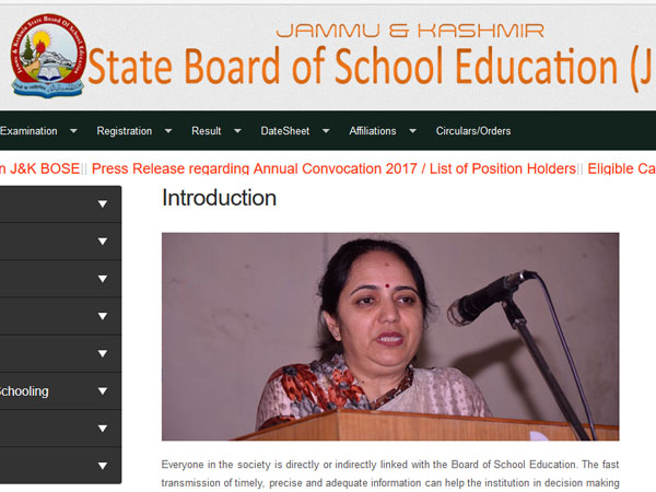 JKBOSE Class 10 bi-annual Jammu summer zone 2017 results declared at jkbose.in JKBOSE Class 10 bi-annual Jammu summer zone 2017 results declared at jkbose.in