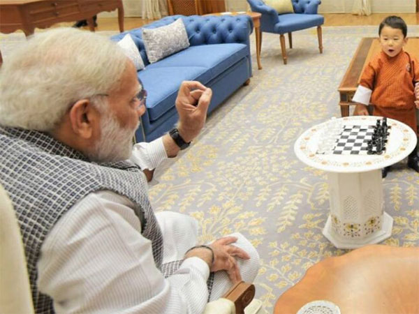 Royal couple call on Sushma Royal couple call on Sushma