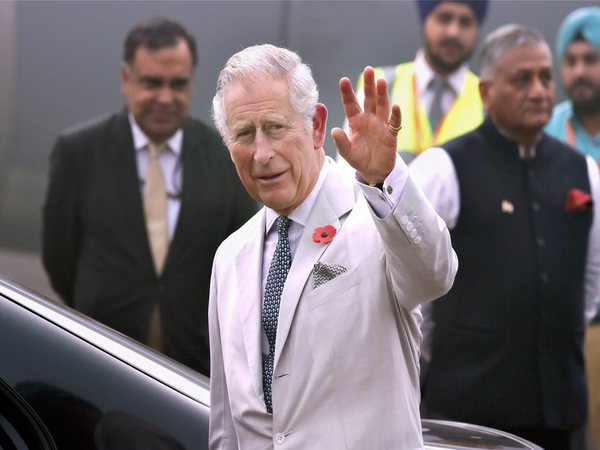 Prince Charles at Palam airport Prince Charles at Palam airport