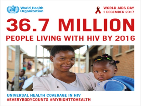 World AIDS Day: WHO promotes 'Right to health' theme World AIDS Day: WHO promotes 'Right to health' theme
