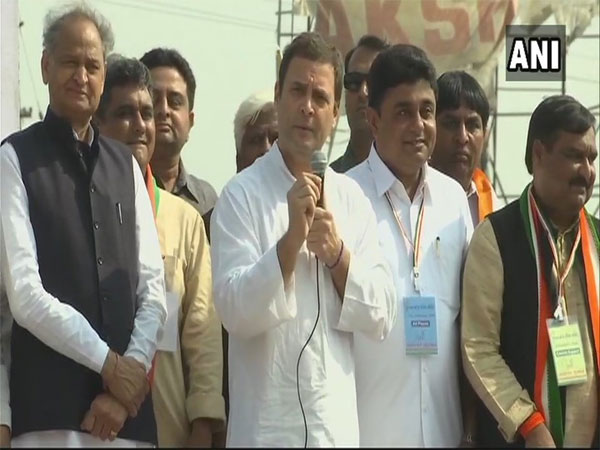 Rahul Gandhi in Chiloda, Gandhinagar. Courtesy: ANI news Rahul Gandhi in Chiloda, Gandhinagar. Courtesy: ANI news