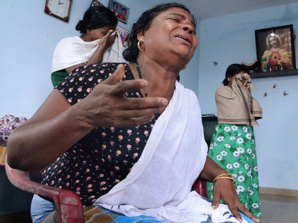 Family waiting for missing fisherman