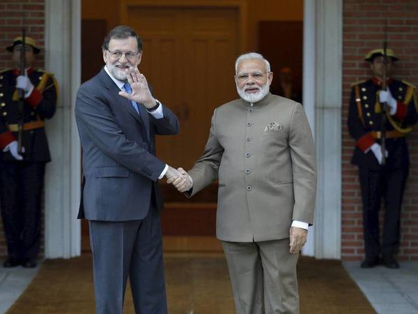 PM Modi in Spain