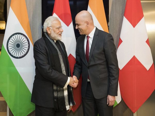 PM Modi with Swiss Federal President PM Modi with Swiss Federal President
