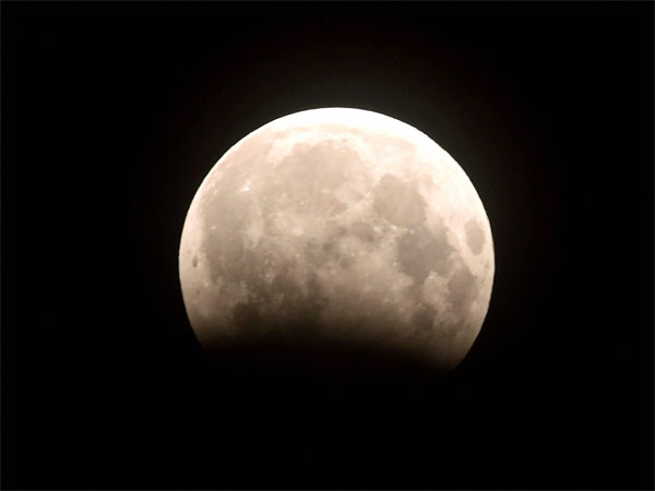 What will you see during the total lunar eclipse