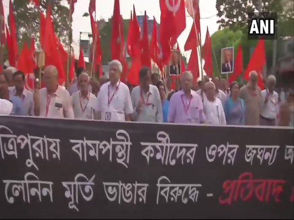 CPI (M) alleged that BJP was behind statue demolition