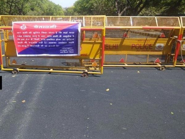 Section 144 has been imposed near HRD Minister Prakash Javadekars residence on Kushak Road. Courtesy: ANI news Section 144 has been imposed near HRD Minister Prakash Javadekars residence on Kushak Road. Courtesy: ANI news