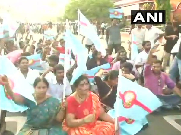 Cauvery Issue: Amid high security Tamil outfit members stage protest outside IPL venue Cauvery Issue: Amid high security Tamil outfit members stage protest outside IPL venue