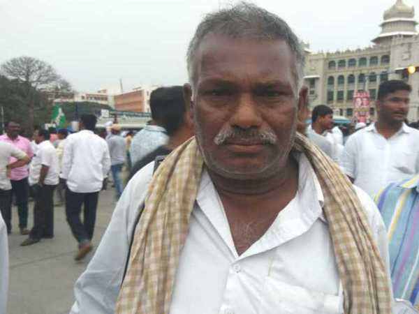 N Nagappa, farmer from Bellary.