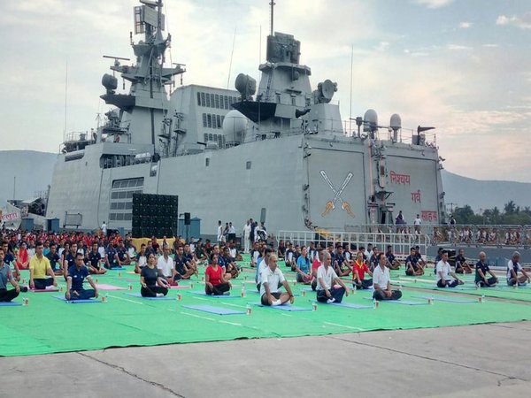Yoga at Eastern Naval Command