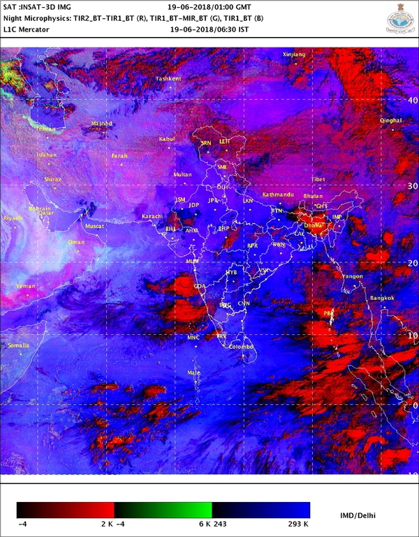 IMDs Satellite Image (India)