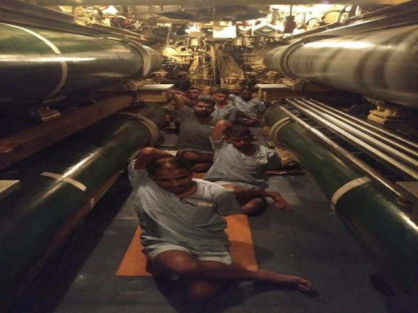 Yoga in Bay of Bengal
