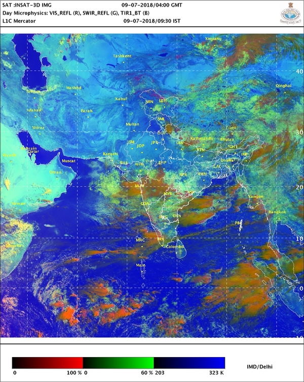 IMDs satellite image IMDs satellite image