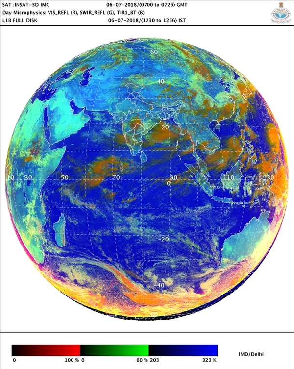 IMDs satellite image IMDs satellite image