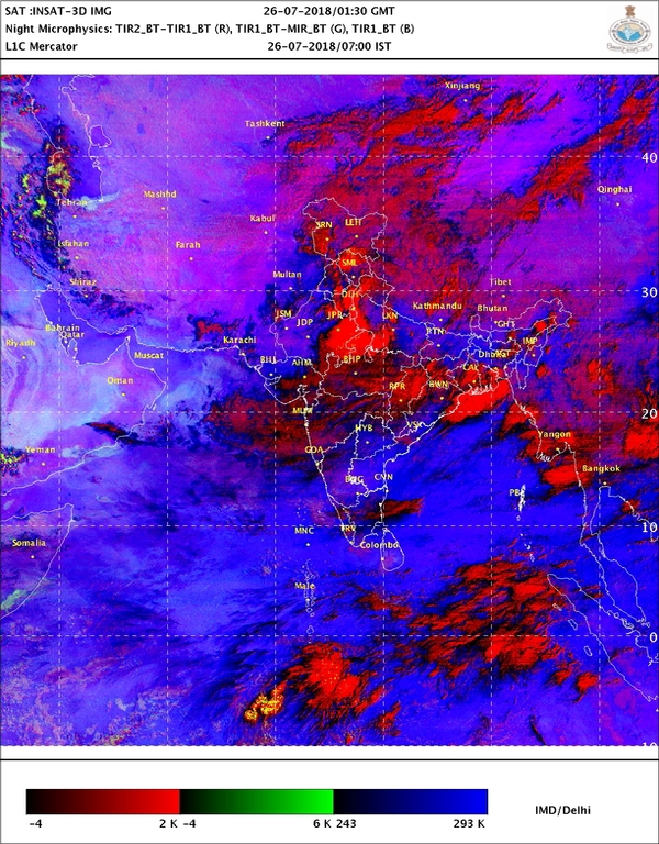 IMDs latest satellite image