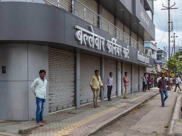 Shops closed in Nanded 