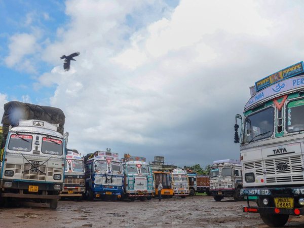 Truck terminal in Kolkata
