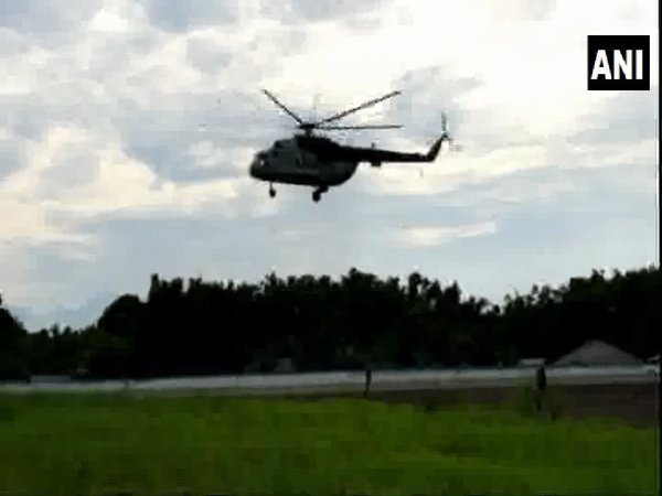 IAF chopper at work