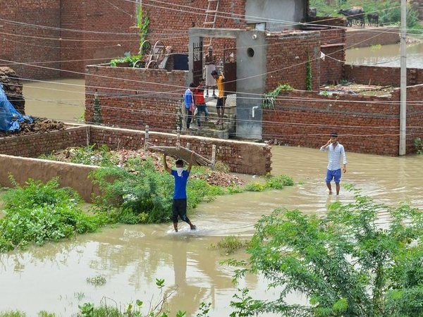 Yamuna river in Mathura