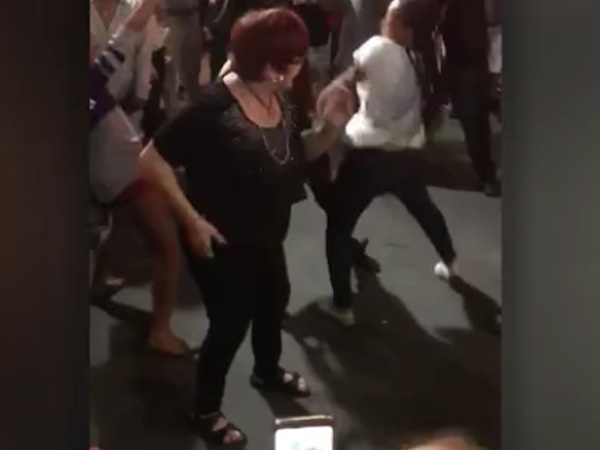 If your hip doesn’t lie, so does my: Dancing granny takes on youngsters twisting and tweaking If your hip doesn’t lie, so does my: Dancing granny takes on youngsters twisting and tweaking