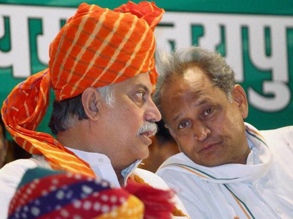With then Rajasthan CM Ashok Gehlot