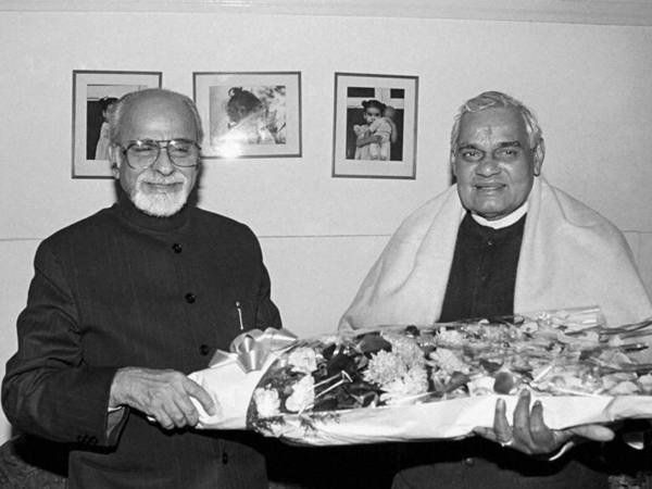 Vajpayee with IK Gujral